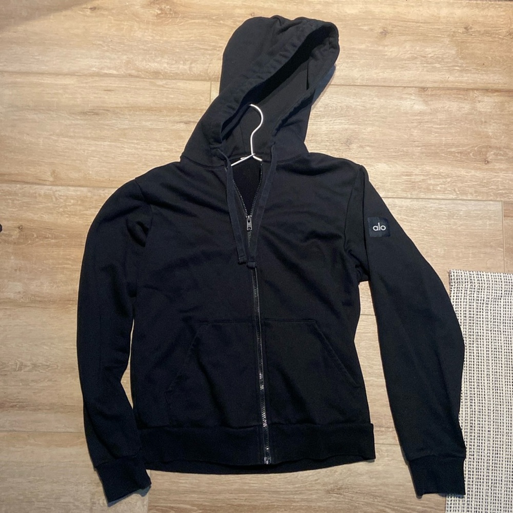 Alo unisex zip-up hoodie